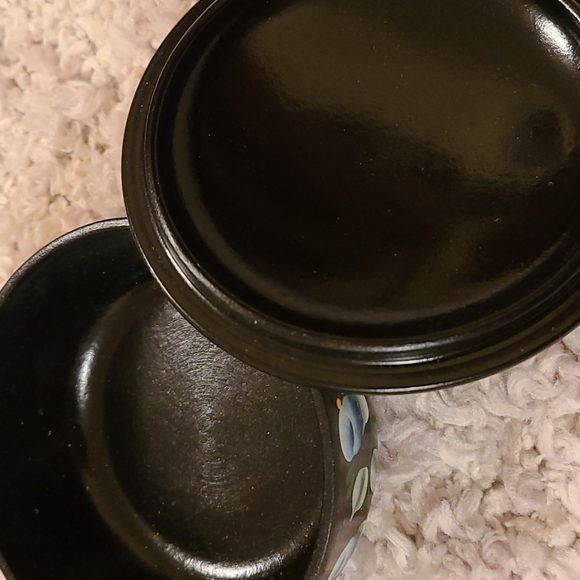 Round floral jewelry box - Picture 8 of 13